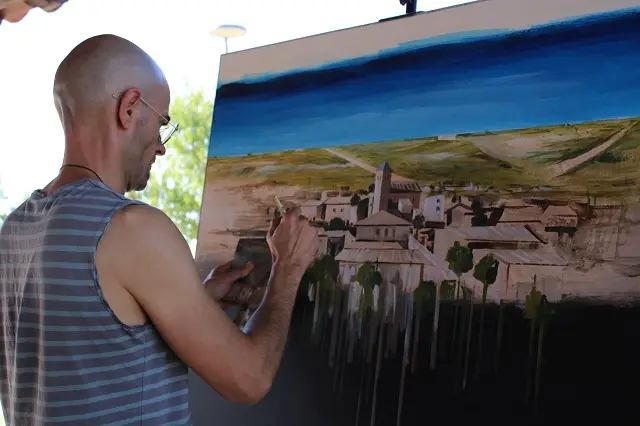 Ganador del III Certamen de Pintura R&aacute;pida de La Seca | Valladolid Plural