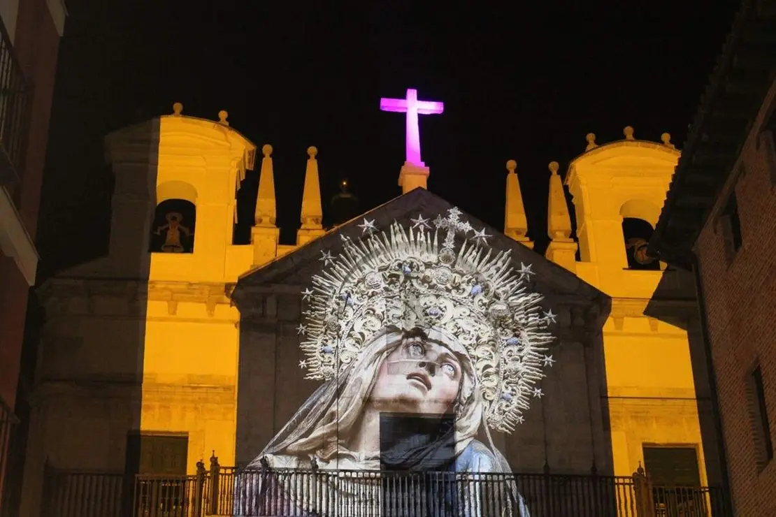 Proyecciones imagenes Semana Santa fachadas Ayuntamiento e Iglesia Vera Cruz Valladolid (6)