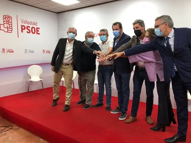 &Oacute;scar Puente respaldado por los ex secretarios provinciales del partido | Fuente: PSOE Valladolid