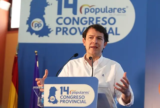 Alfonso Fern&aacute;ndez Ma&ntilde;ueco. Foto de archivo | Fuente: Populares Castilla y Le&oacute;n