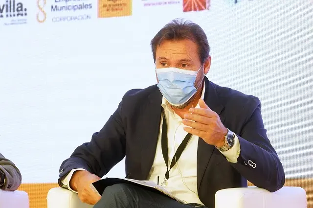 &Oacute;scar Puente durante su comparecencia en el Foro Urbano de Espa&ntilde;a | Fuente: Ayuntamiento de Valladolid