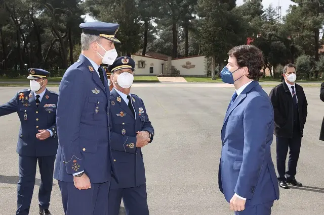 Felipe VI junto a Alfonso Fern&aacute;ndez Ma&ntilde;ueco | Fuente: Junta de Castilla y Le&oacute;n