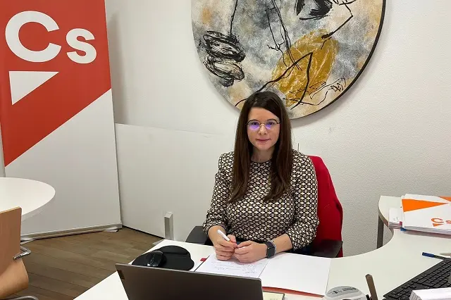 Gema G&oacute;mez, portavoz provincial de Ciudadanos Valladolid