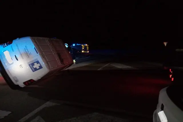 Imagen del accidente | Fuente: Bomberos Provincia de Valladolid