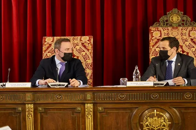 Valladolid. 22/12/2021. Pleno de Diciembre del 2021.
FOTO/DPV/Miguel &Aacute;ngel Santos