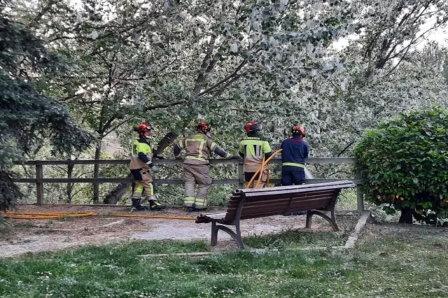 Los Bomberos de Valladolid sofocan el incendio | Valladolid Plural