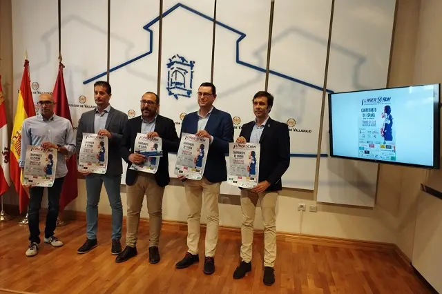 El alcalde de Tordesillas presenta el Campeonato de Espa&ntilde;a de L&aacute;ser-Run | Valladolid Plural