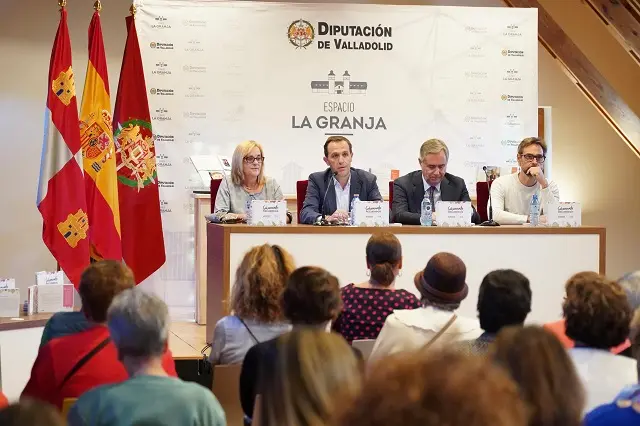 Valladolid. 16/9/2022. Presentaci&oacute;n del recetario "Sembrando recuerdos" en el espacio de La Granja. FOTO/DPV/Miguel &Aacute;ngel Santos