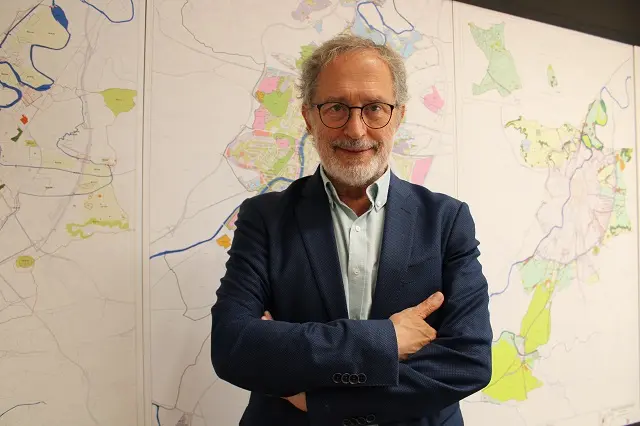 Manuel Saravia, durante la entrevista con este medio | Valladolid Plural