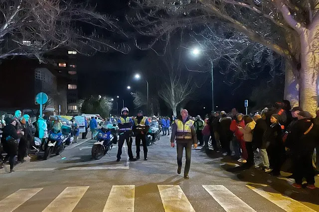 Efectivos de la Polic&iacute;a de Valladolid en el dispositivo especial de Ping&uuml;inos | Fuente: Polic&iacute;a Municipal de Valladolid