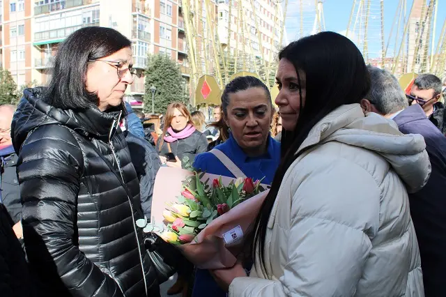 Virginia Barcones y Alicia Villar muestran sus condolencias a la hermana de Esther L&oacute;pez | Valladolid Plural