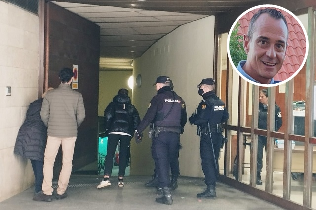 Familiares de Paloma e India increpan al presunto asesino del doble crimen en los juzgados | Valladolid Plural