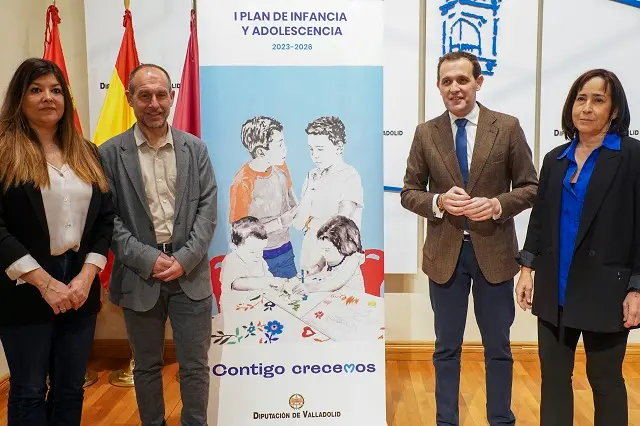 Valladolid. 23/2/2023. Sala de Recepciones. Palacio de Pimentel - VALLADOLID La Diputaci&oacute;n presenta el I Plan de Infancia y Adolescencia de la provincia de Valladolid. FOT/DPV/Miguel &Aacute;ngel Santos