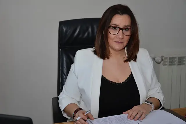 La alcaldesa y candidata del PSOE en La Cist&eacute;rniga, Patricia Gonz&aacute;lez Encinar