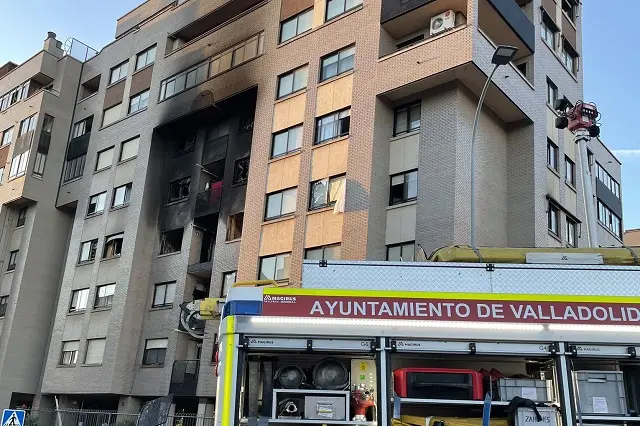 Explosi&oacute;n en Parquesol | Fuente: Bomberos de Valladolid