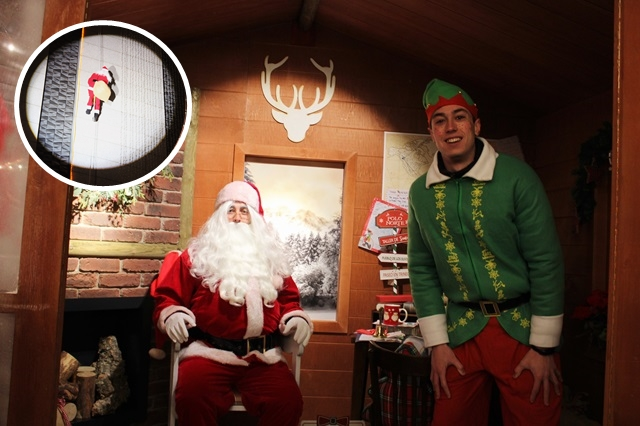 Llegada de Pap&aacute; Noel al Corte Ingl&eacute;s de Zorrilla | Valladolid Plural