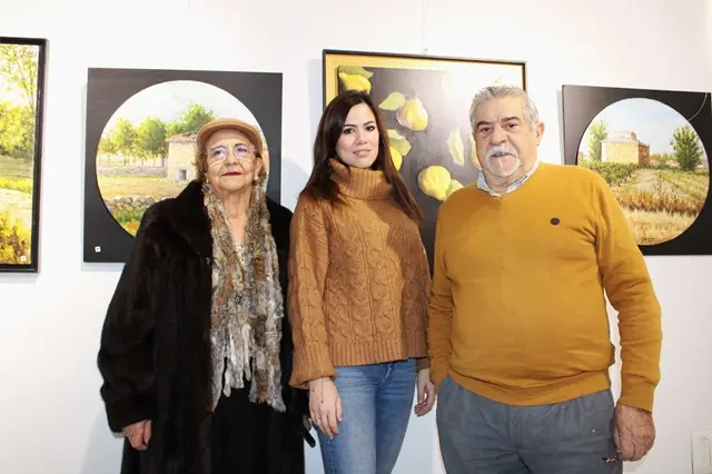 Estefan&iacute;a Mart&iacute;n, Berta Mart&iacute;nez y Octaviano Rodr&iacute;guez, en el CVA San Juan | Valladolid Plural