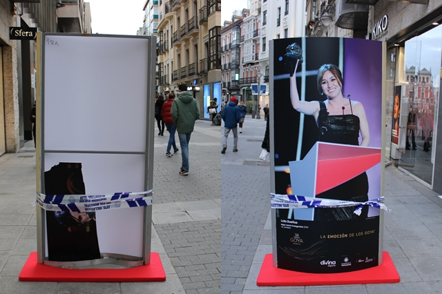 Da&ntilde;os en los carteles de la exposici&oacute;n especial de los Goya | Valladolid Plural