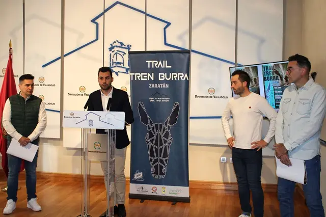 El alcalde de Zarat&aacute;n presenta el VI Trail Tren Burra | Valladolid Plural