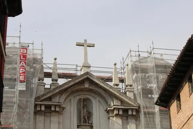 La Iglesia de la Vera Cruz, sin linterna tras su derrumbe | Valladolid Plural