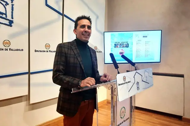 El diputado provincial Mois&eacute;s Santana presenta el IV Mercado de Navidad de Alimentos de Valladolid | Valladolid Plural