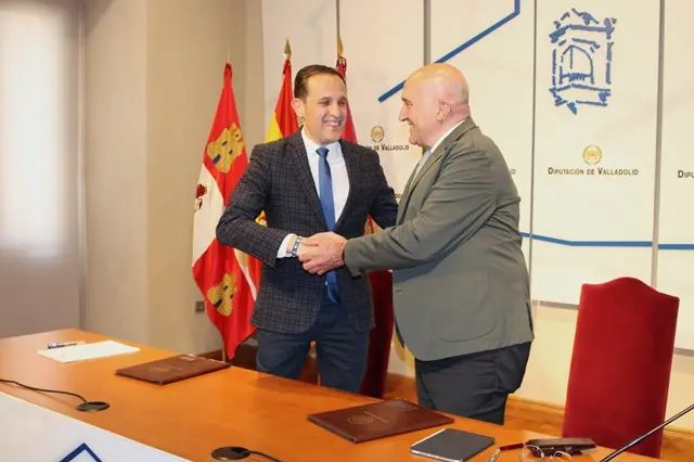 &Iacute;scar y Carnero firman el Protocolo de Colaboraci&oacute;n por el V centenario del nacimiento de Felipe II  | Valladolid Plural