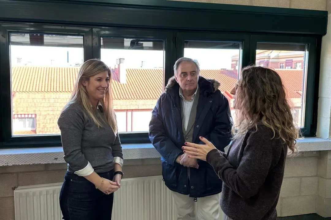Visita Raquel Alonso mejora energetica y accesibilidad Instituto Las Salinas Laguna de Duero jcyl