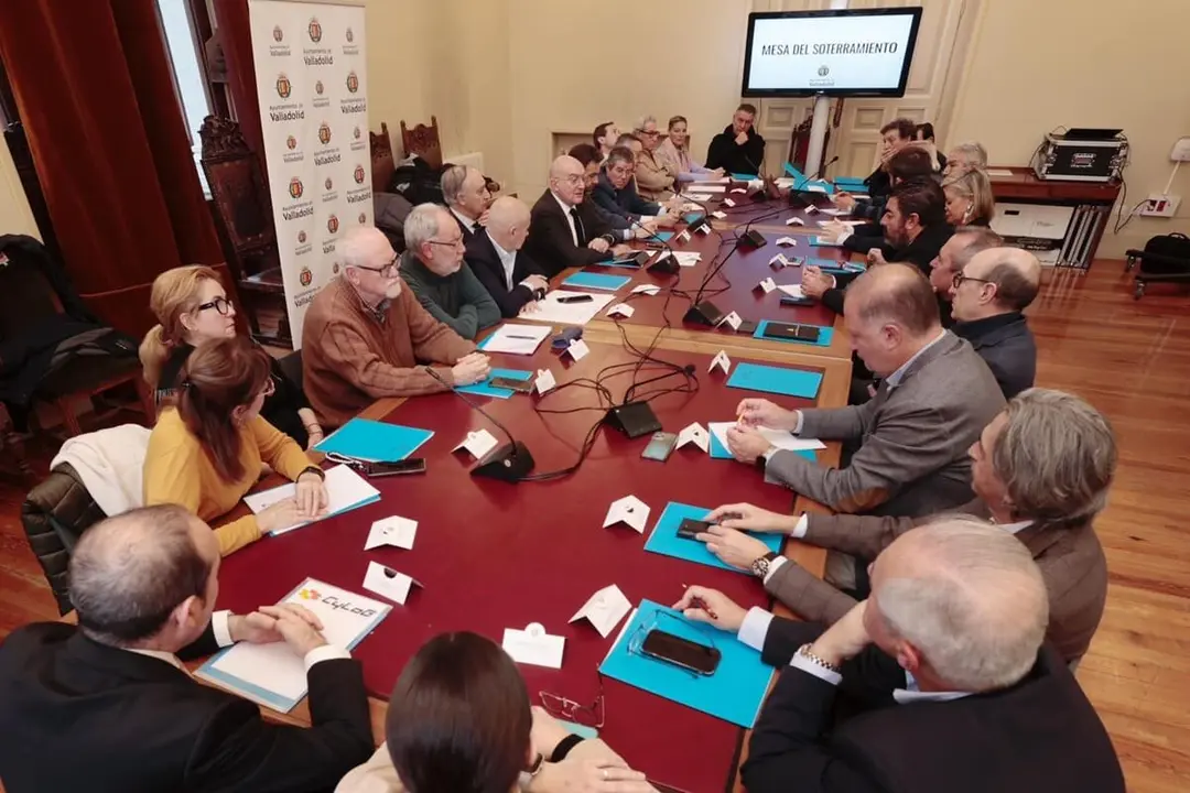 Mesa del Soterramiento diciembre Ayuntamiento Valladolid