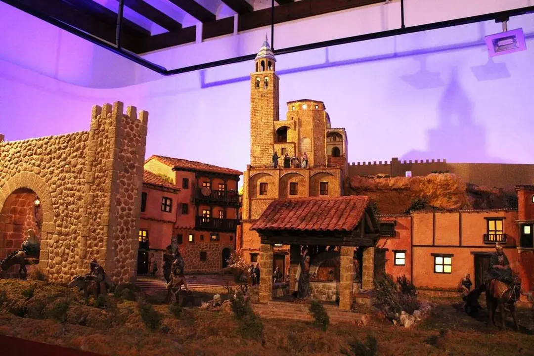 Belen Monumental ambientado en Albarracin Navidad 2025 Diputacion Valladolid