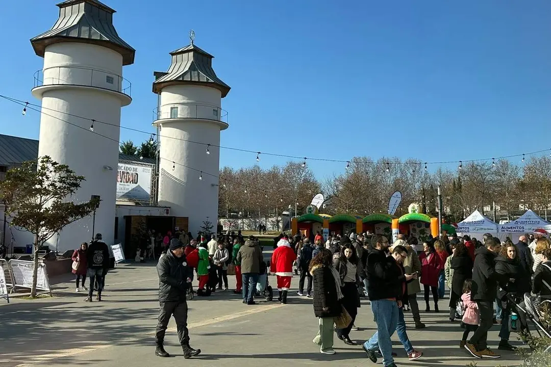 Celebracion Mercado Navidad Alimentos de Valladolid cuarta edicion Espacio La Granja exterior