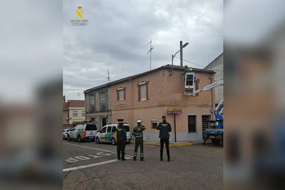 Intervencion Guardia Civil enganches ilegales okupacion Iscar y Pedrajas