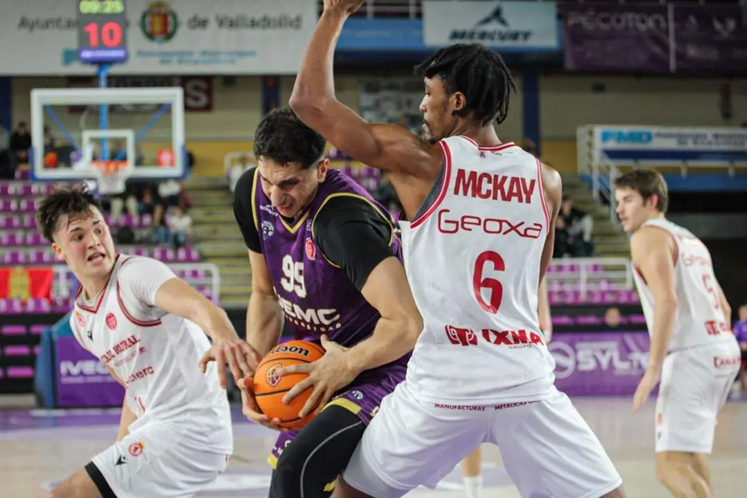 Partido aplazado goteras victoria Baloncesto Valladolid vs Cultural y Deportiva Leonesa