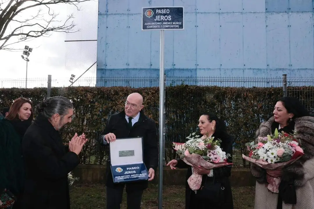 Inauguracion Paseo Juan Antonio Jimenez Jeros barrio La Victoria Ayuntamiento de Valladolid