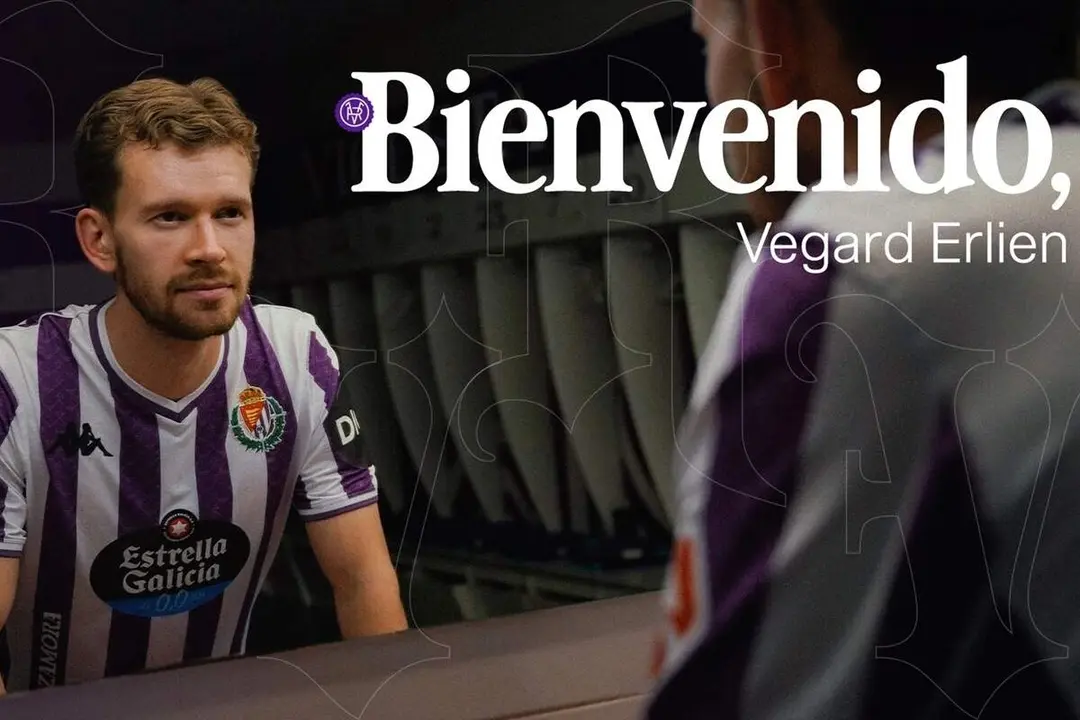 Vegard Ostraat Erlien anuncio nuevo fichaje Real Valladolid delantero noruego