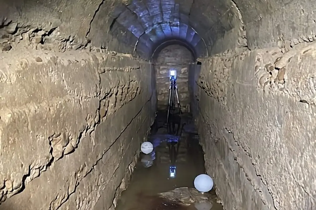 Descubrimiento infraestructura traida de aguas Archivo Real de Simancas