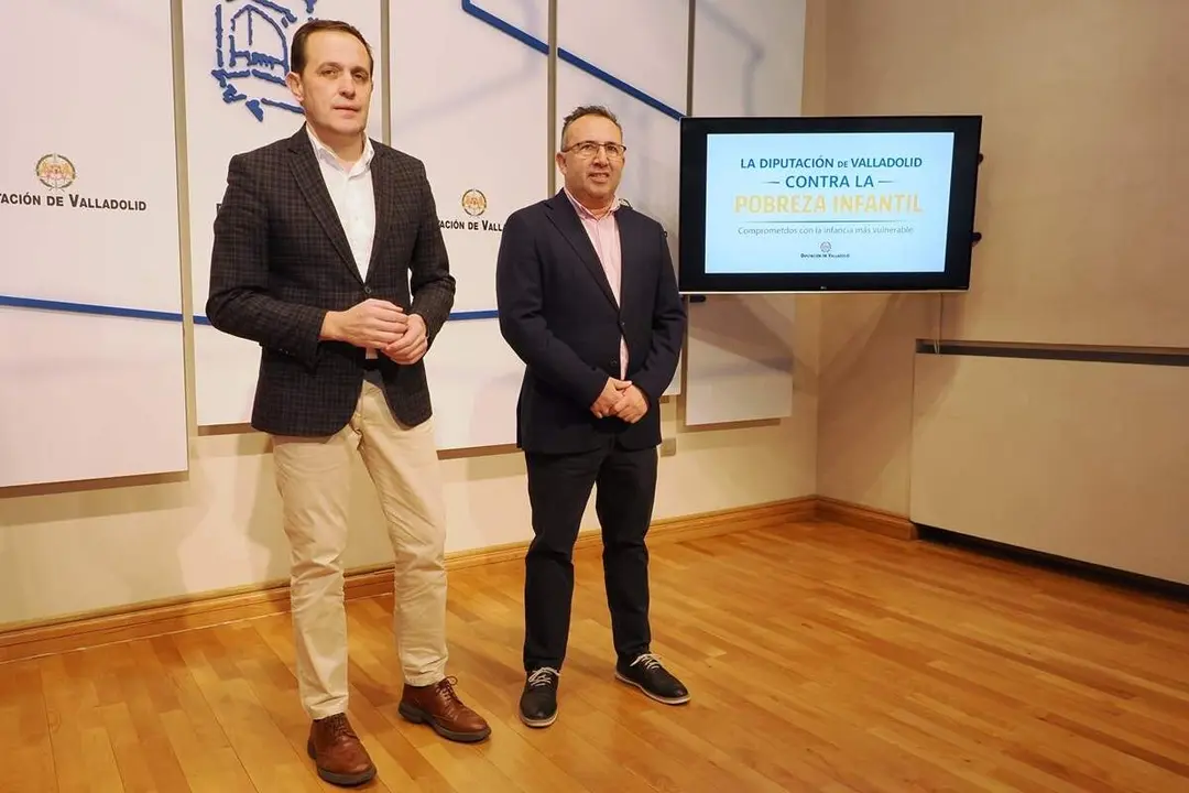 Presentacion Diputacion Valladolid lucha pobreza infantil Conrado Iscar