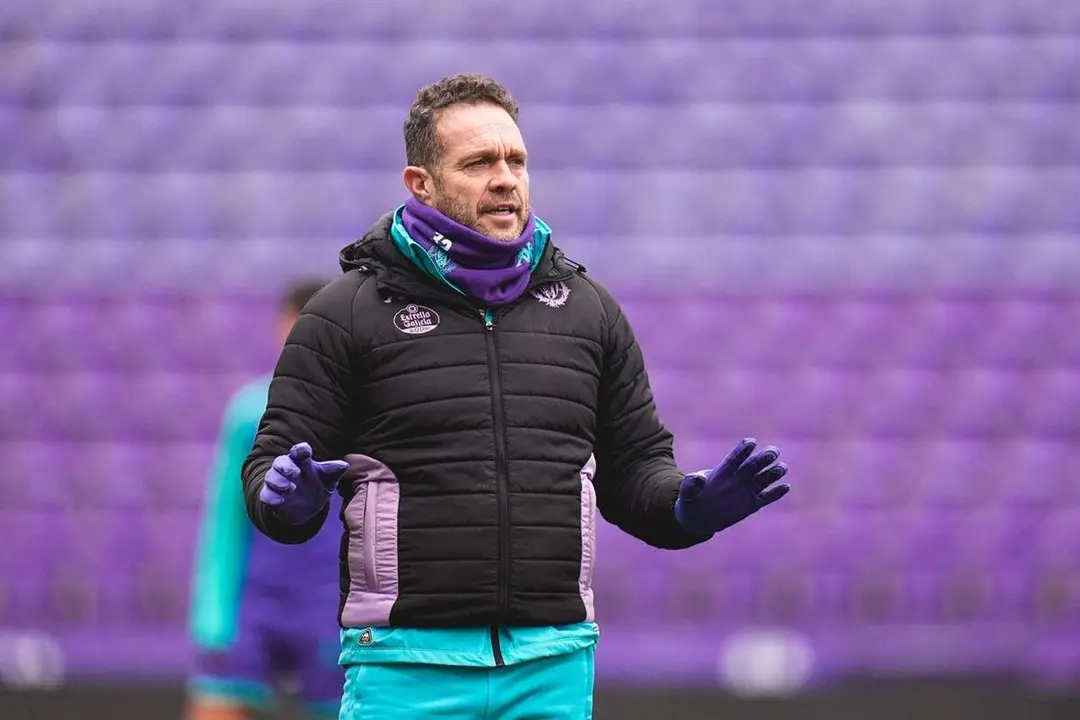 Luis Garcia Tevenet entrenamiento Real Valladolid debut primer partido