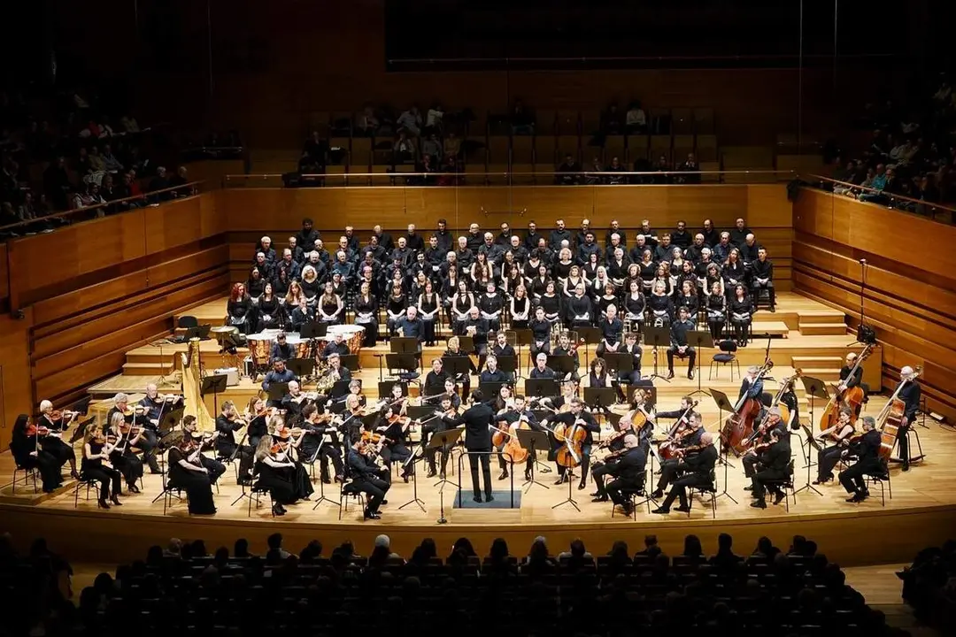 Concierto Orquesta Sinfonica de Castilla y Leon musicos y publico Valladolid