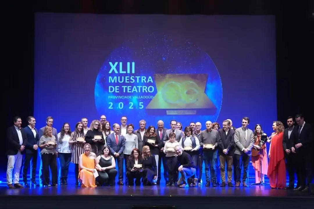 Entrega premios 42 Muestra Teatro Provincia Valladolid gala Diputacion