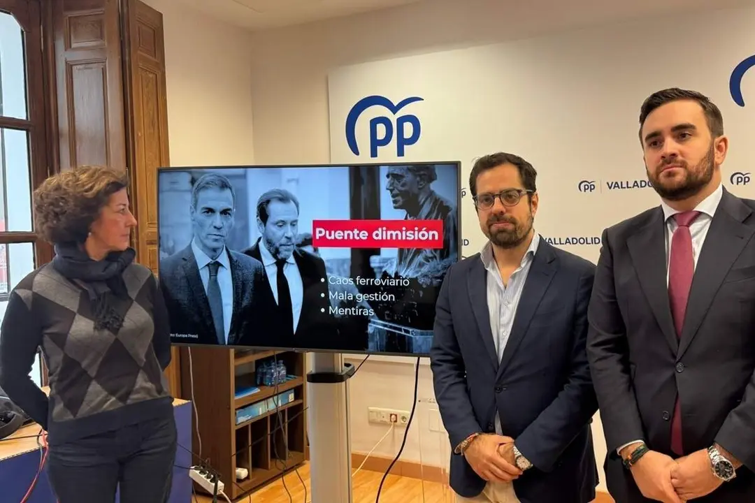 Parlamentarios PP Valladolid piden dimision Oscar Puente tragedia ferroviaria Adamuz