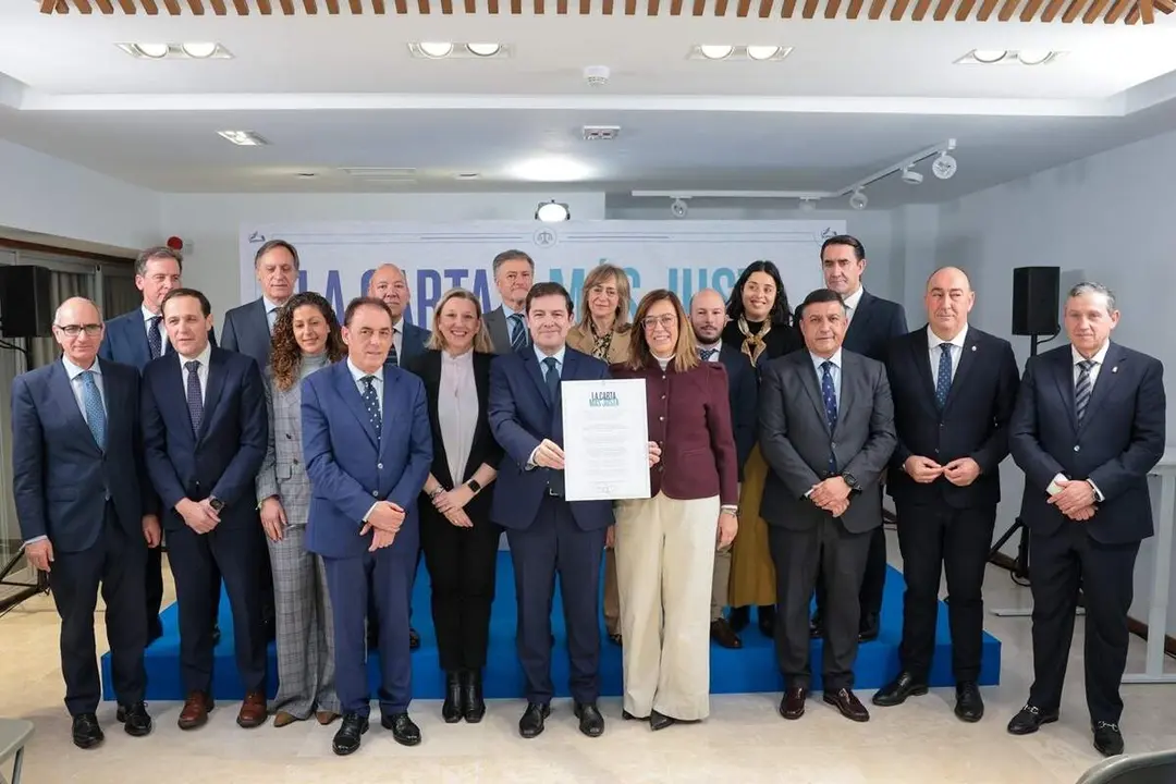 Acto PP Castilla y Leon Alfonso Fernandez Manueco defensa financiacion justa