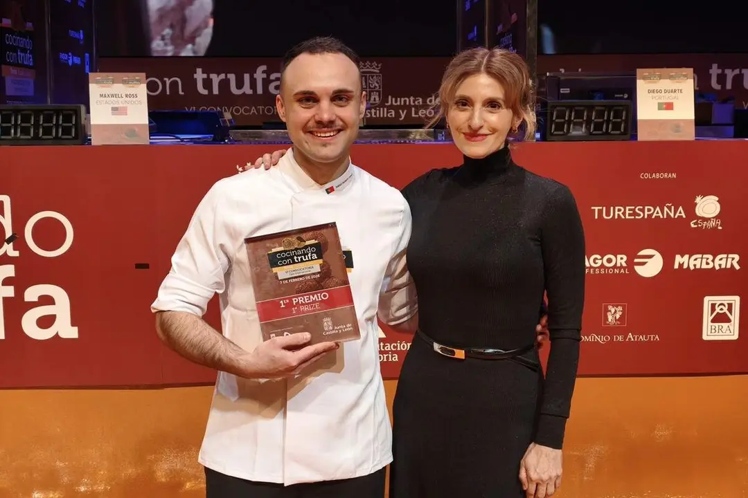 Campeon concurso Cocinando con trufa Soria 2026 Diego Duarte Tonet jcyl