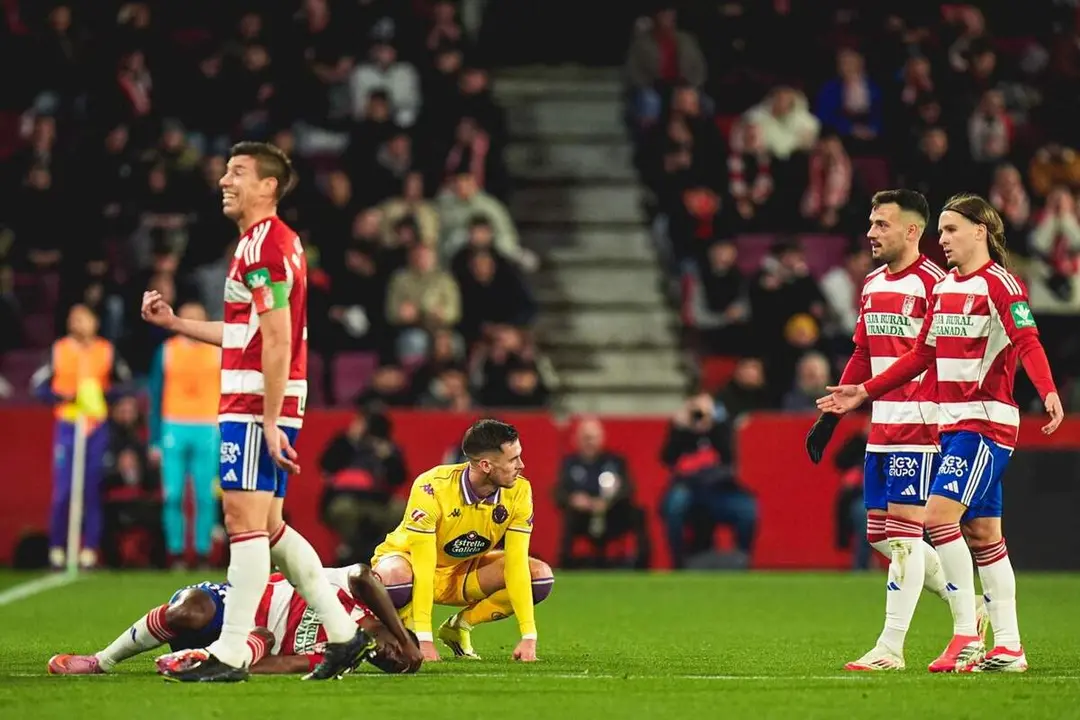 Derrota Granada vs Real Valladolid partido Los Carmenes Segunda Division