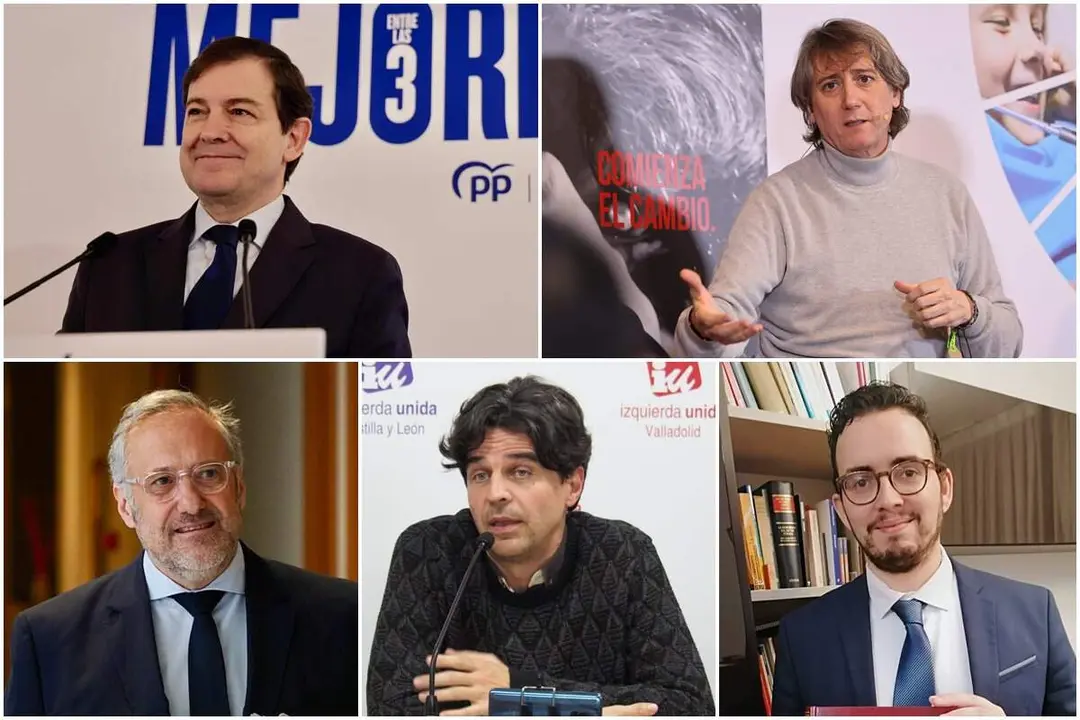 Candidatos elecciones autonomicas Castilla y Leon 15 marzo