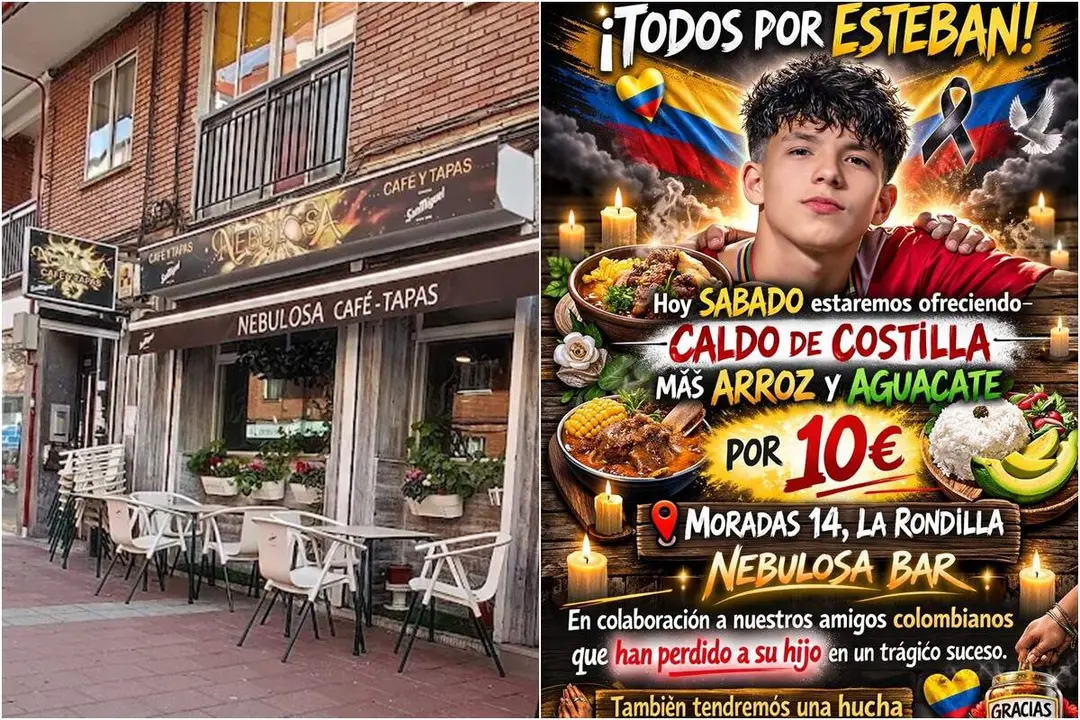 Recaudacion fondos bar Nebulosa entierro Esteban joven asesinado apunaladas La Rondilla