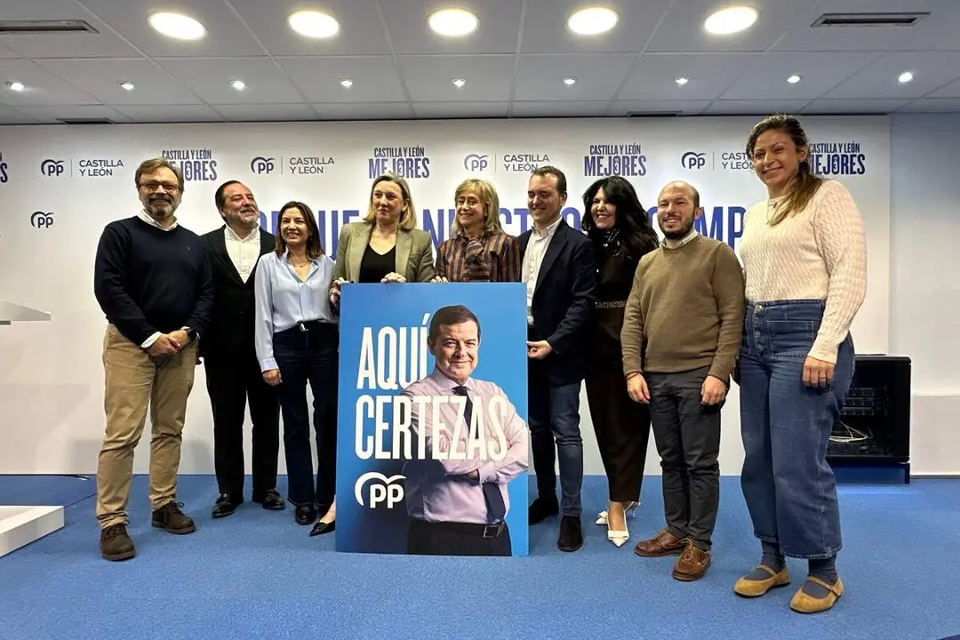 Presentacion campana electoral y lema PP Castilla y Leon elecciones 15 de marzo