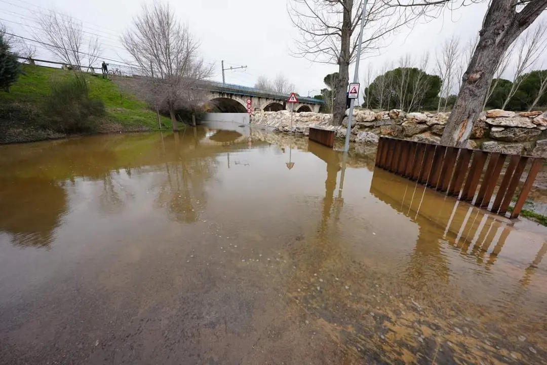 Inundaciones Viana de Cega provincia Valladolid borrascas febrero climatologia adversa