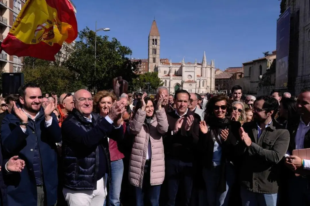 Acto Isabel Diaz Ayuso candidatura PP Valladolid elecciones 15-M Castilla y Leon