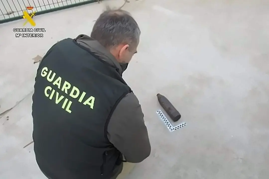 Localizacion proyectil Guerra Civil vivienda Medina de Rioseco agente provincia