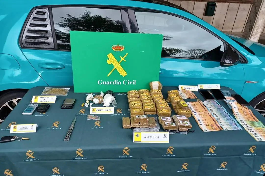Grupo criminal trafico de drogas Iscar y Cuellar Guardia Civil